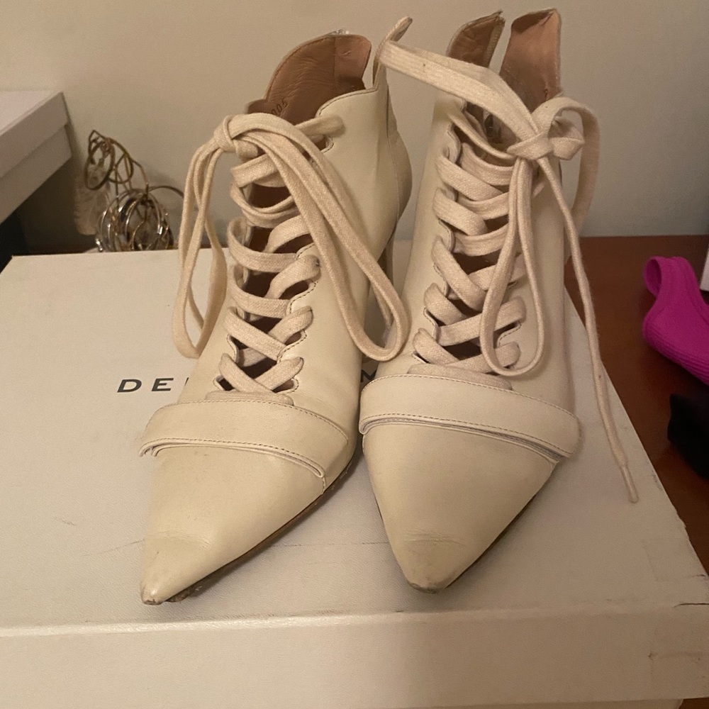 Derek Lam Montparnasse Ankle Tie Boots - Picture 2 of 11